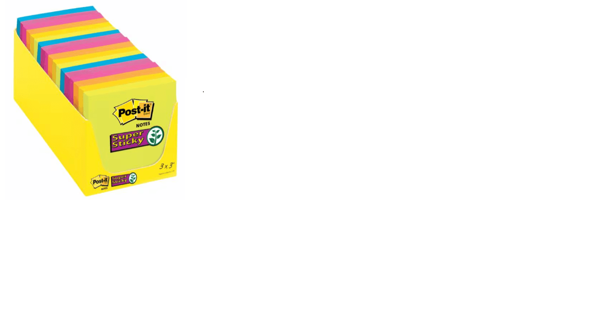 Post-it Yapışkanlı Not Kağıdı Super Sticky 76x76 mm
