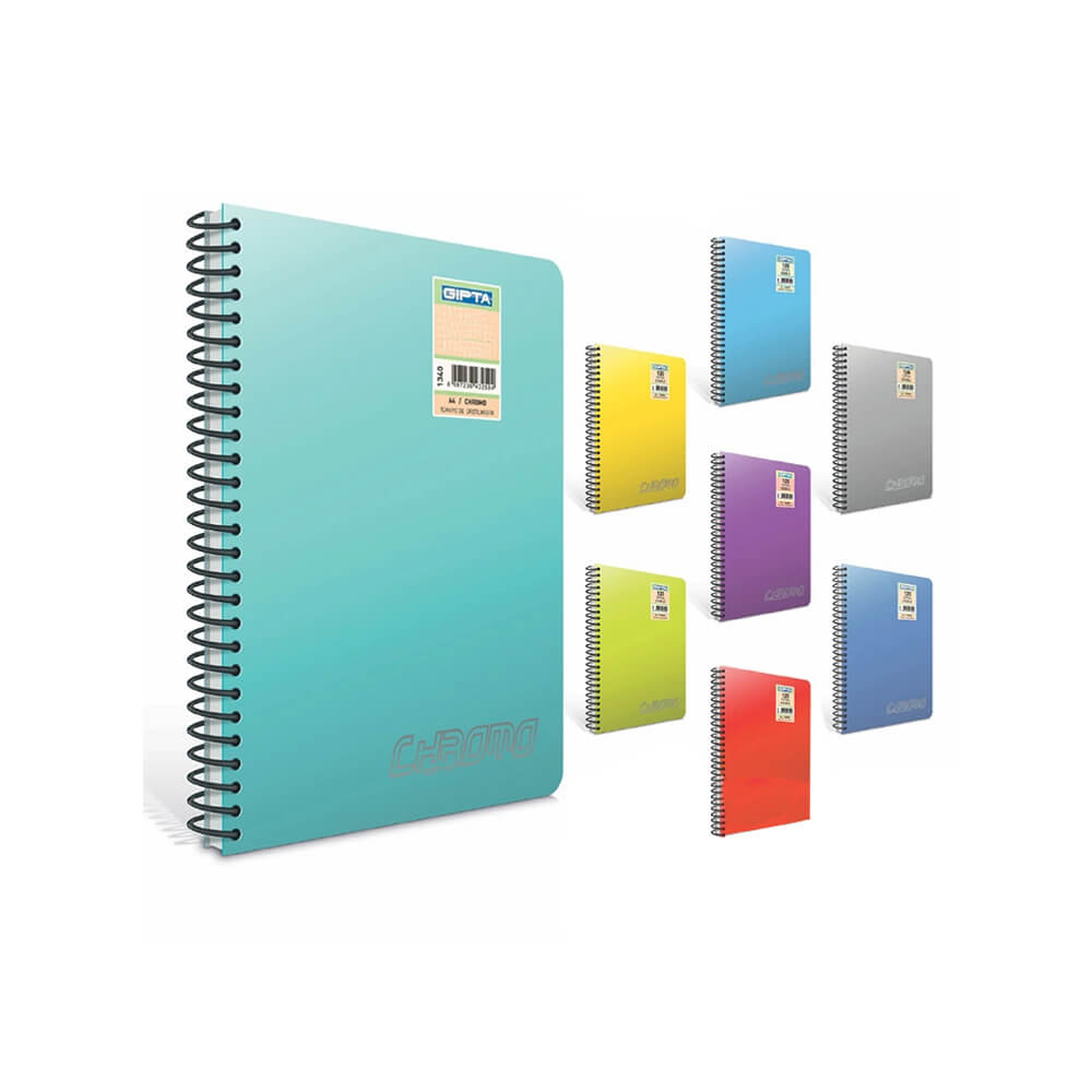 Gıpta Defter Chromo Spiralli Pp Kapak A4 60 Yaprak Kareli