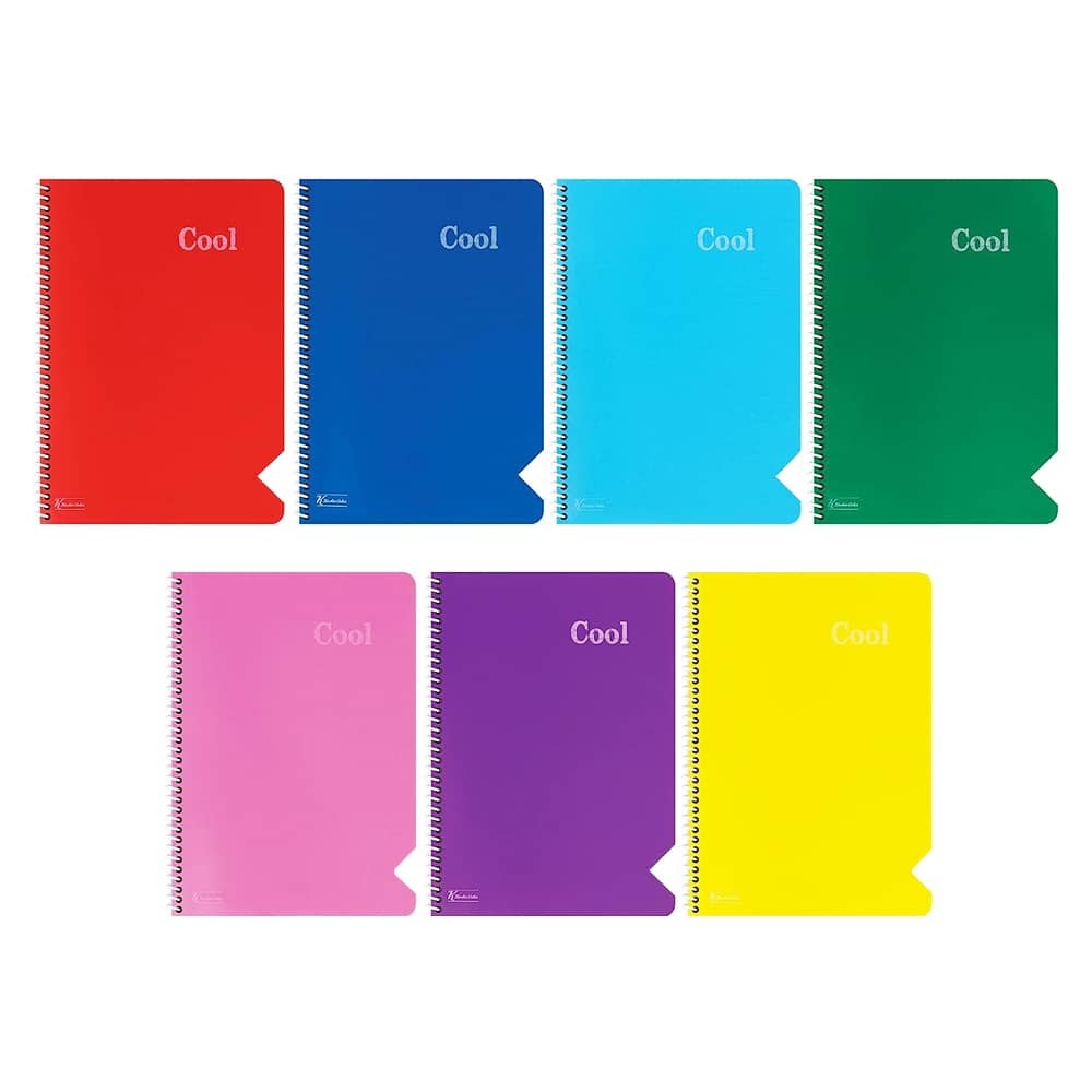 Keskin Color Defter Cool Spiralli Pp Kapak A4 96 Yaprak Çizgisiz