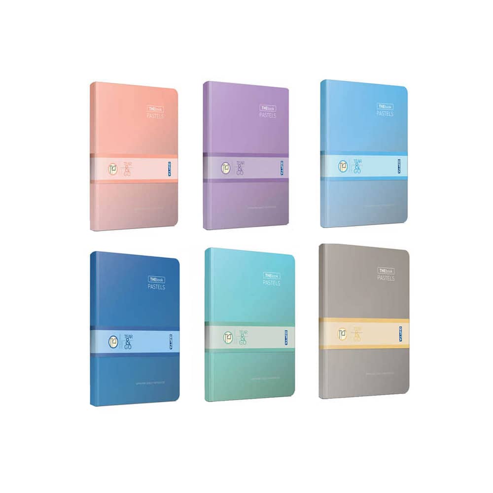Gıpta Defter Thebook Pastel İp Dikiş Sert Kapak 14x20 160 Yaprak Çizgili