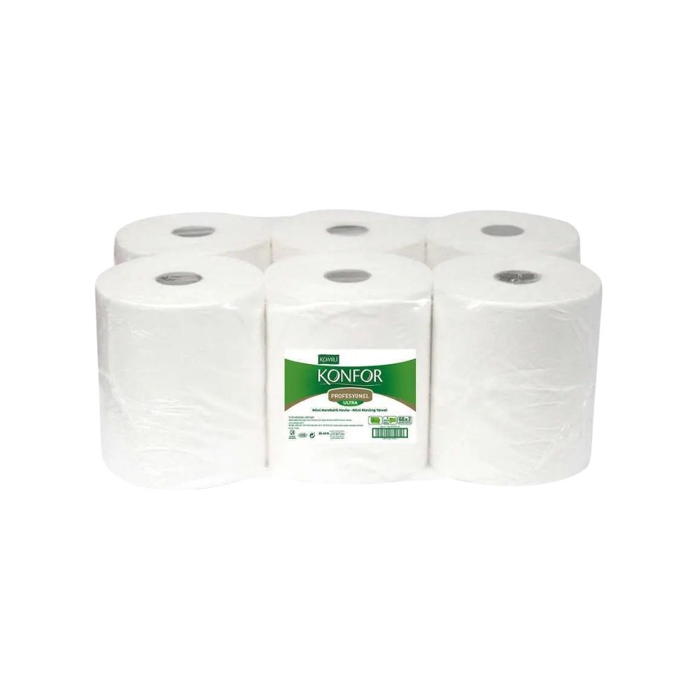 Melody Hareketli Makine Havlusu 21 cm 4 kg 6'lı