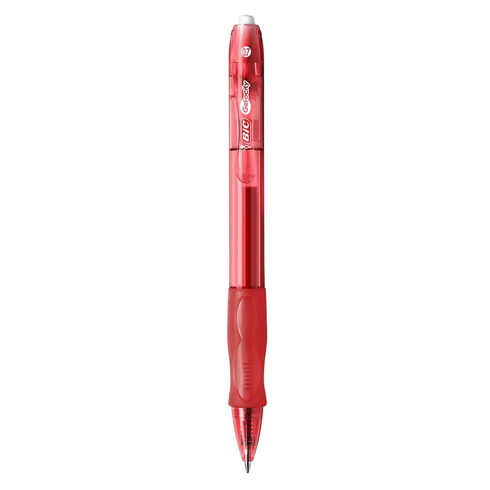 Bic Jel Kalem Gelocity Basmalı 0.7 mm Kırmızı