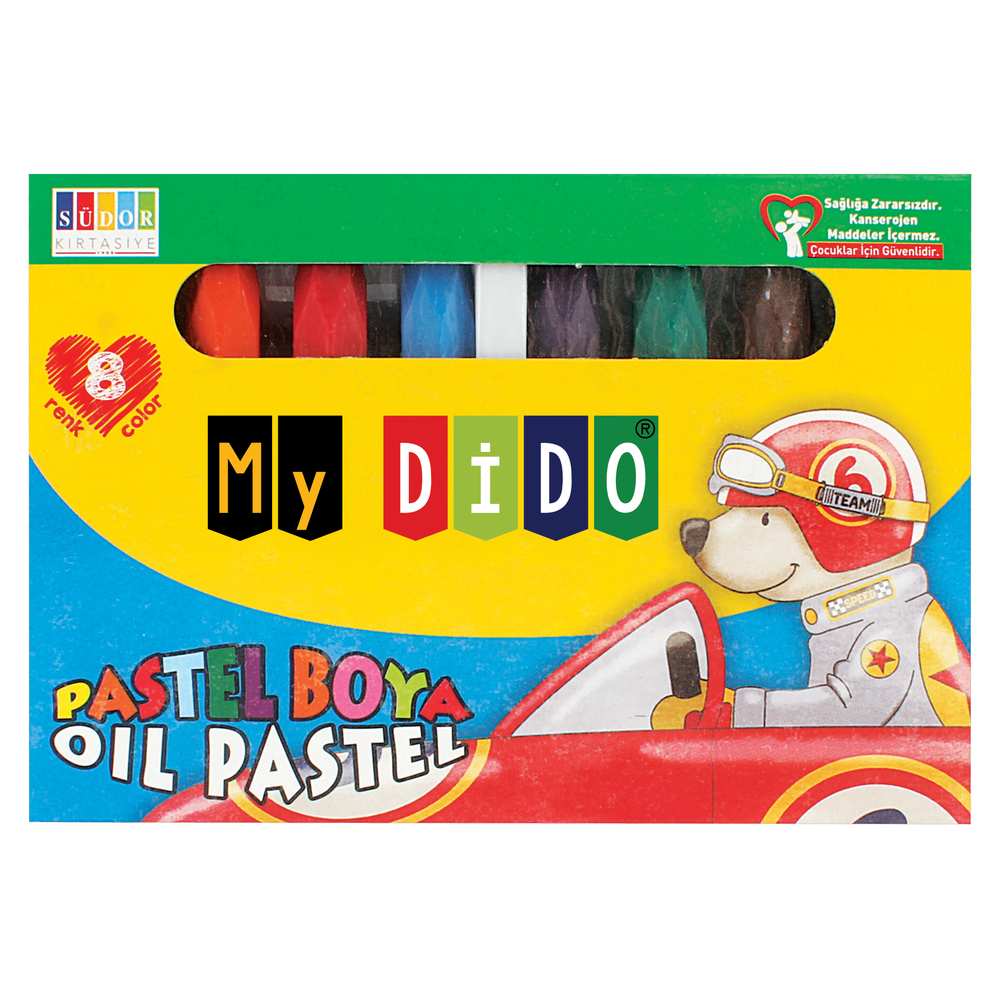 Südor Pastel Boya 8 Renk Mydido