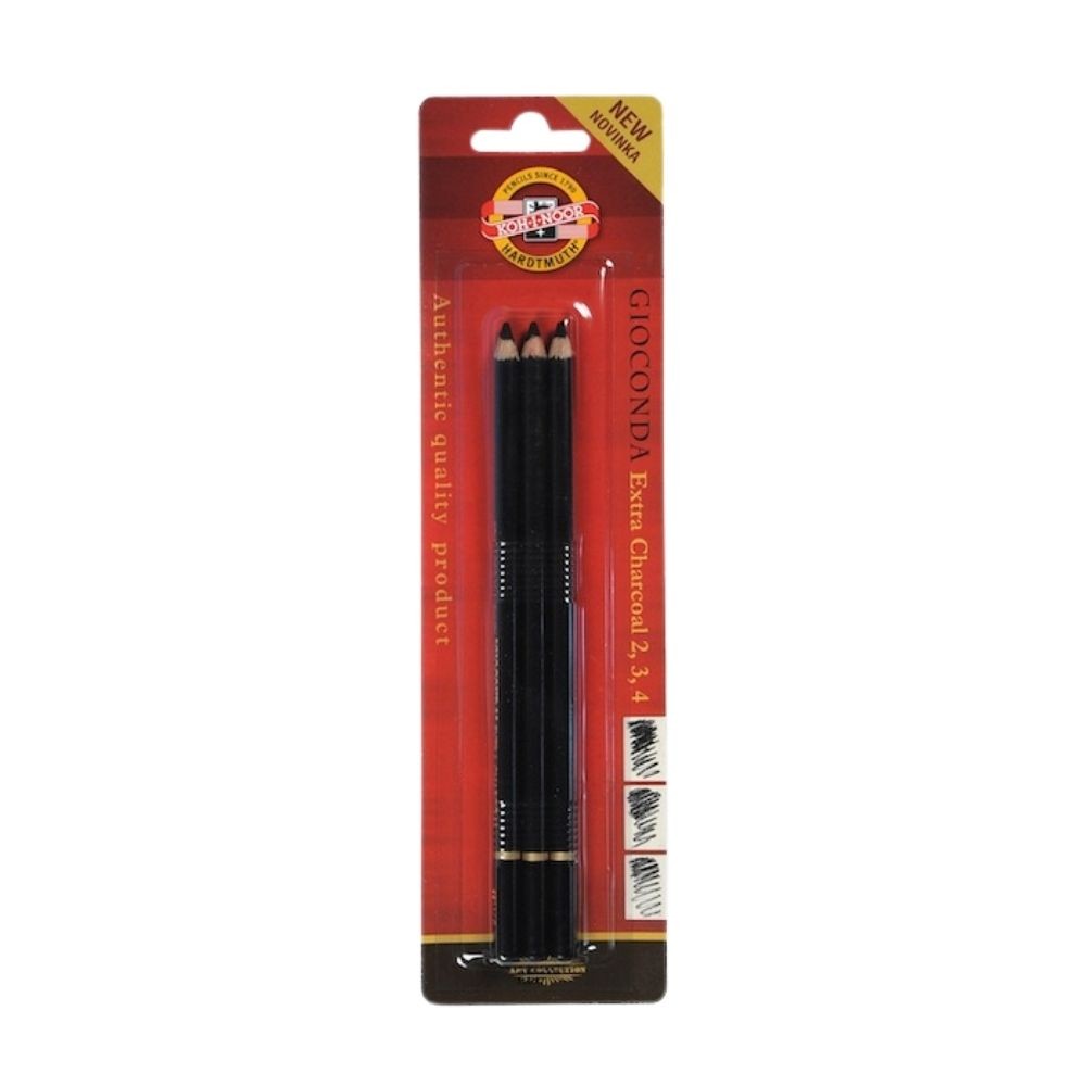 Südor Black Charcoal Pencil 3'lü