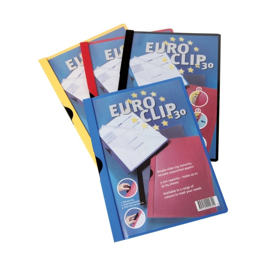 Durable Dosya Sıkıştırmalı Euroclip 30 Sayfalık Siyah