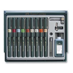 Faber-Castell Teknik Çizim Kalemi 9'lu Set