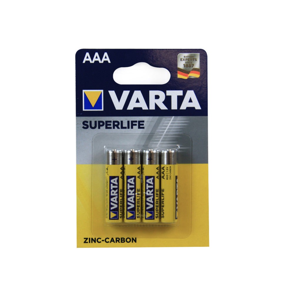 Varta Pil Superlife İnce Kalem Pil AAA 4'lü Blister 2003101404