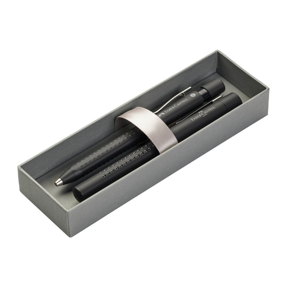 Faber-Castell Dolma ve Tükenmez Kalem Set Grip 2011 Siyah
