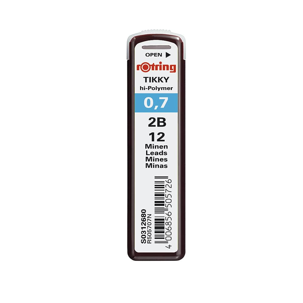 Rotring Versatil Uçlu Kalem Tikky RD 0.7 mm + Min Kalem ucu Silgi Bordo