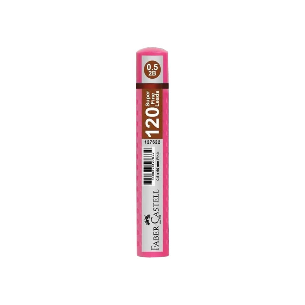 Faber-Castell Grip Min 2B 60 mm 120'li Tüp Uç 0.5 mm Pembe