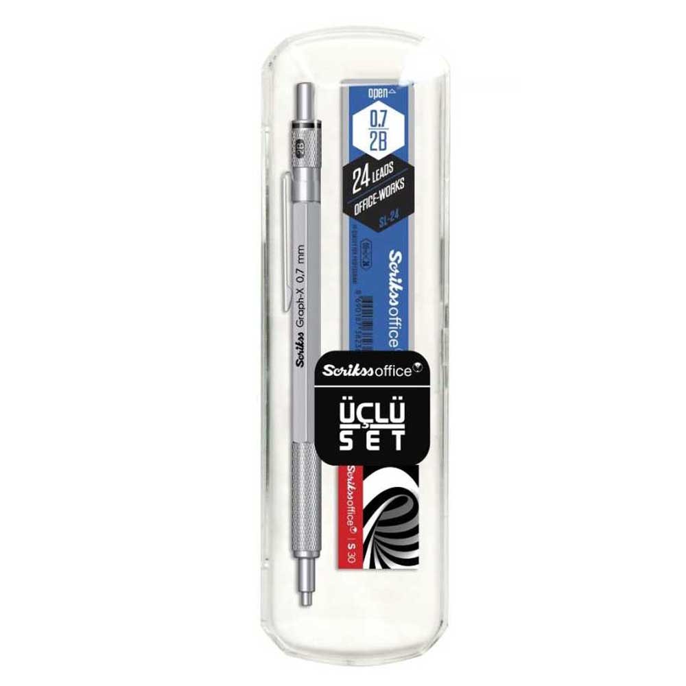 Scrikss Versatil Uçlu Kalem Graph-x 0.7 mm 3'lü