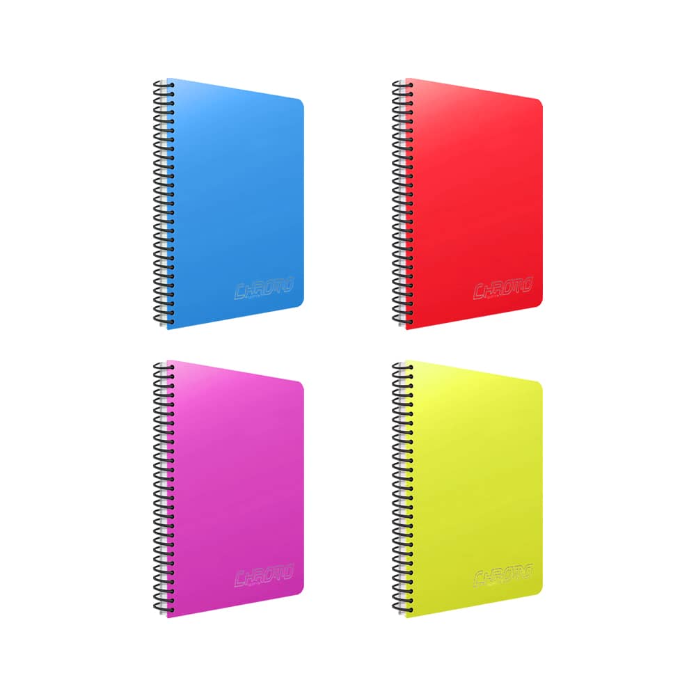 Gıpta Defter Chromo Double Metal Spiralli A4 100 Yaprak Çizgili