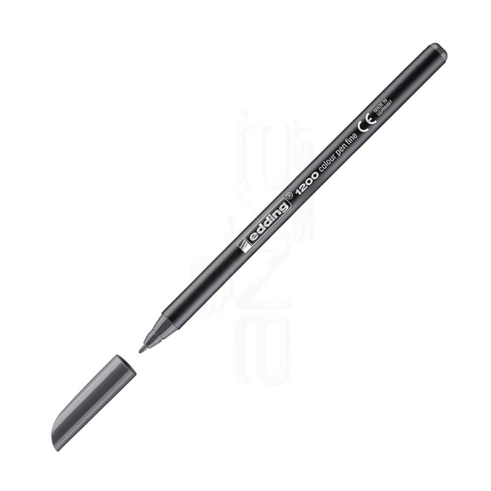 Edding Keçeli Kalem E-1200 Gri
