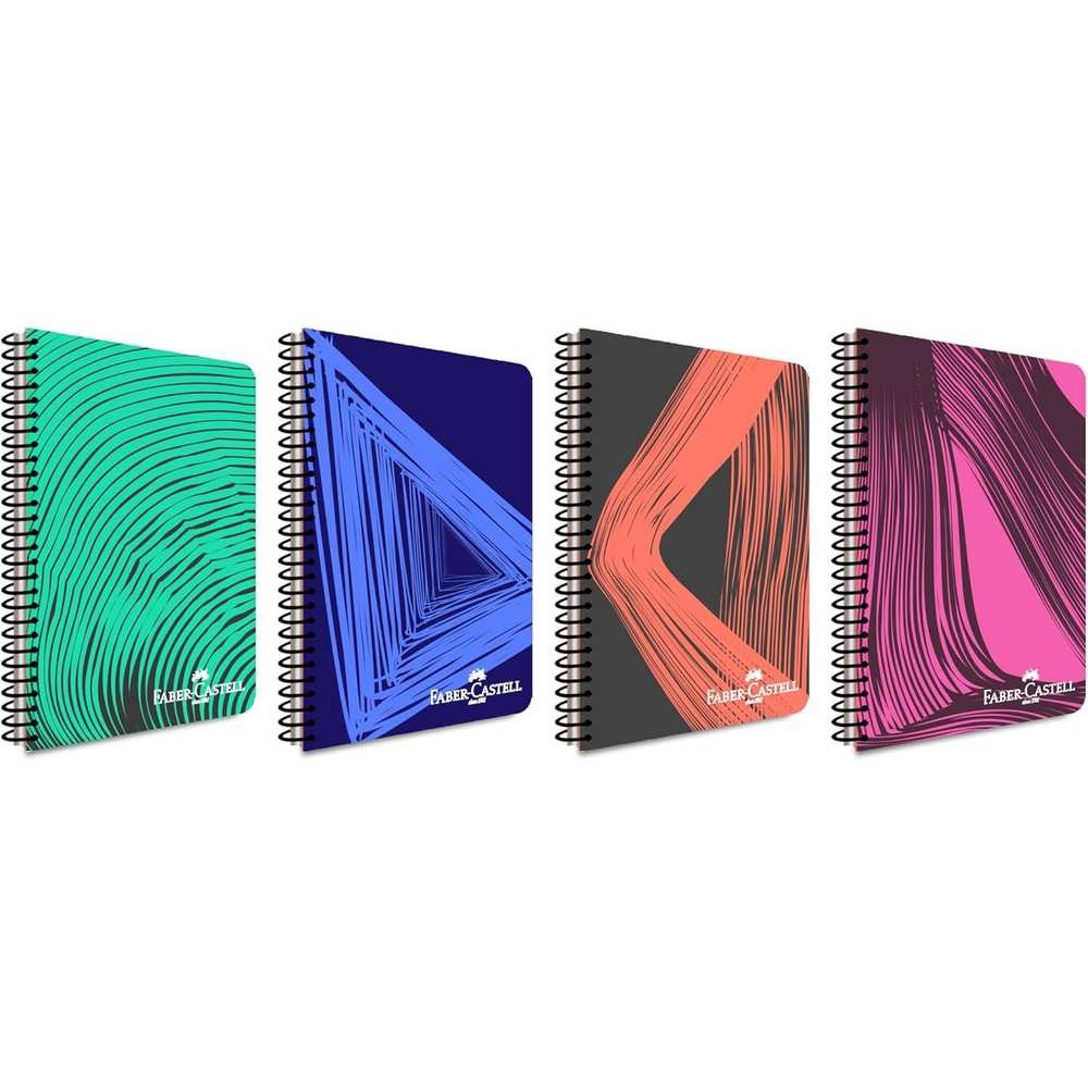 Faber-Castell Defter Waves Spiralli 120 Yaprak Kareli
