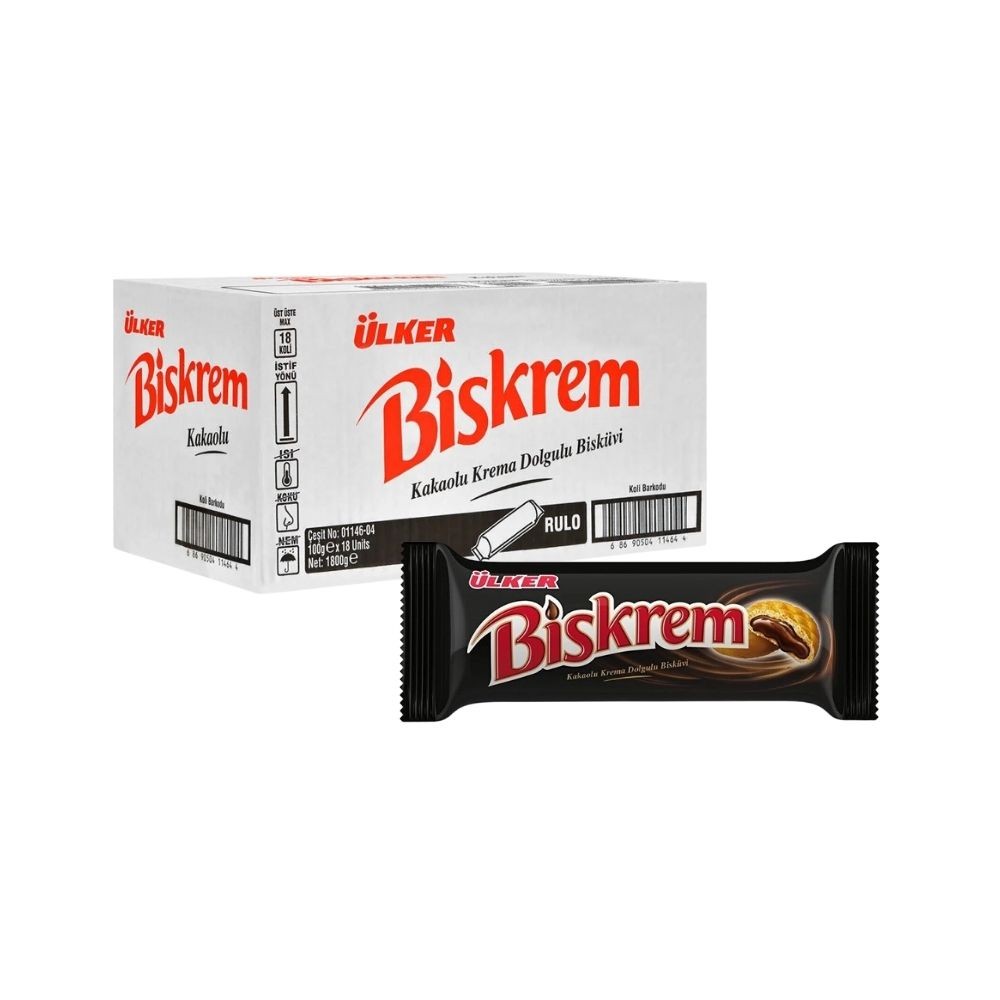 Ülker Biskrem Kakaolu 100 gr 18'li
