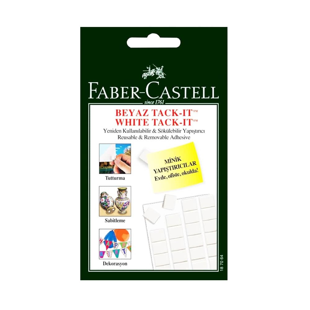 Faber-Castell Tack-It Beyaz Hamur Yapıştırıcı 50 gr