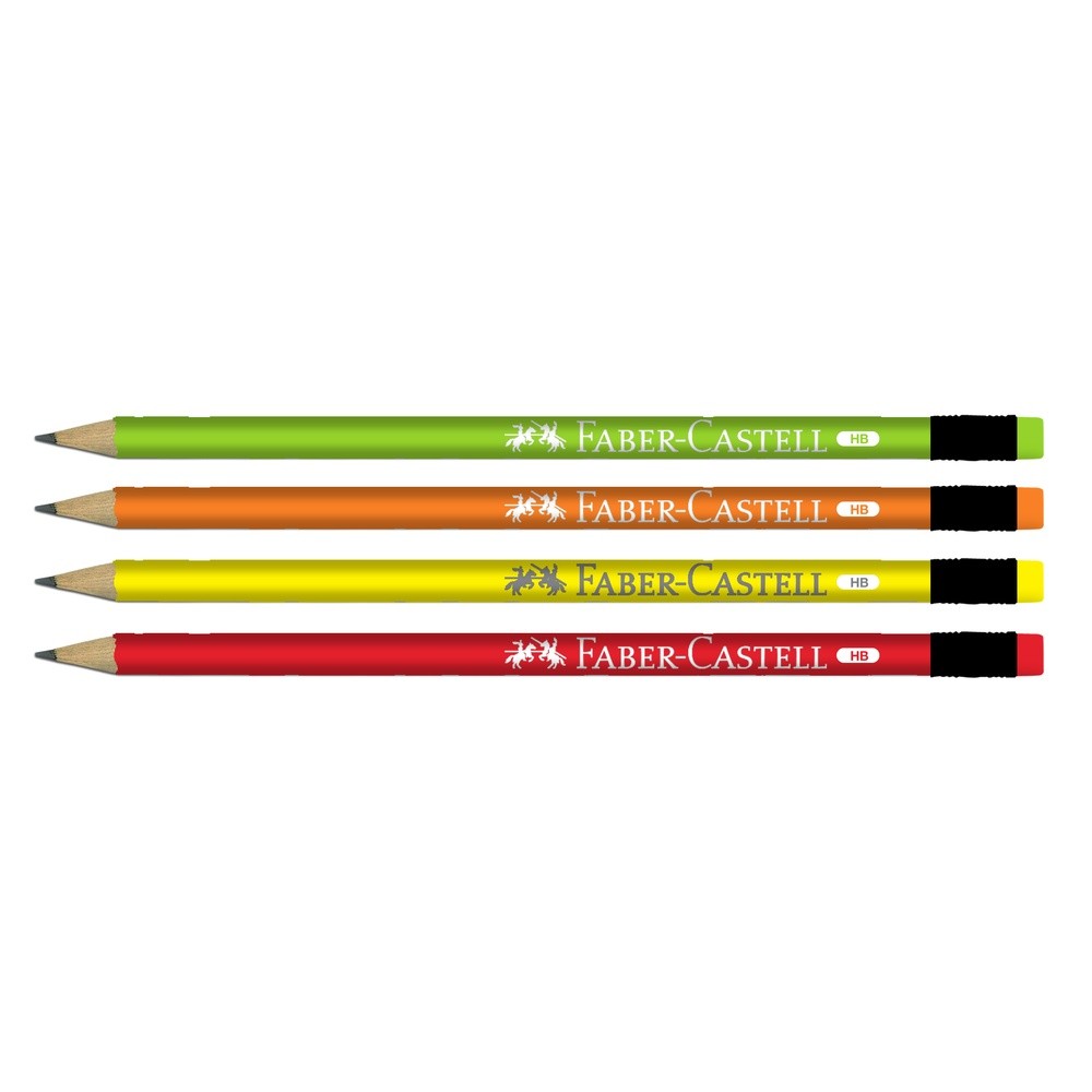 Faber-Castell Kurşun Kalem Şövalye Canlı Hb Silgili