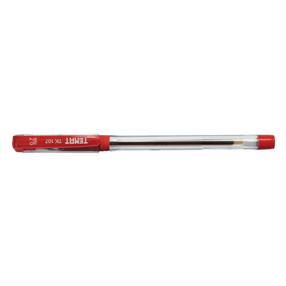 Temat Tükenmez Kalem TK107 0.7 mm Kırmızı