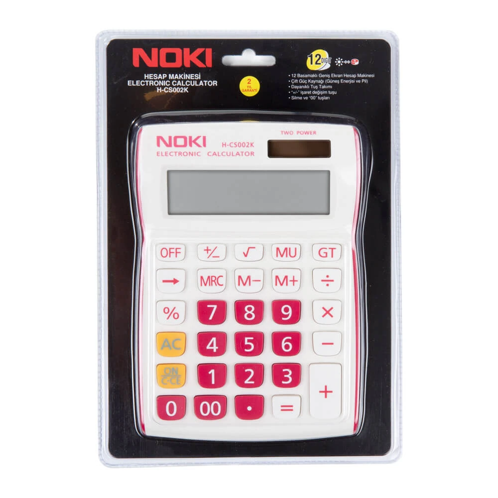 Noki Hesap Makinesi H-Cs002 12 Hane
