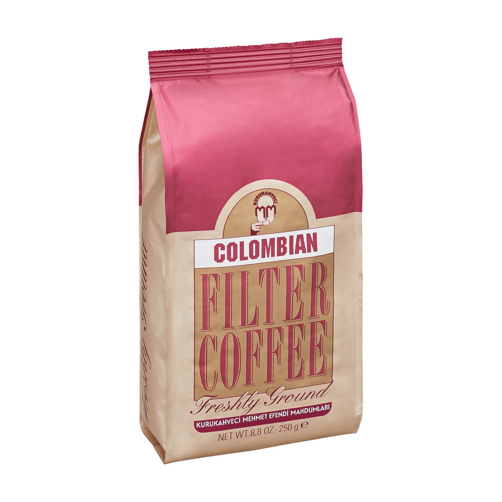 Kurukahveci Mehmet Efendi Filtre Kahve Colombian Öğütülmüş 250 gr