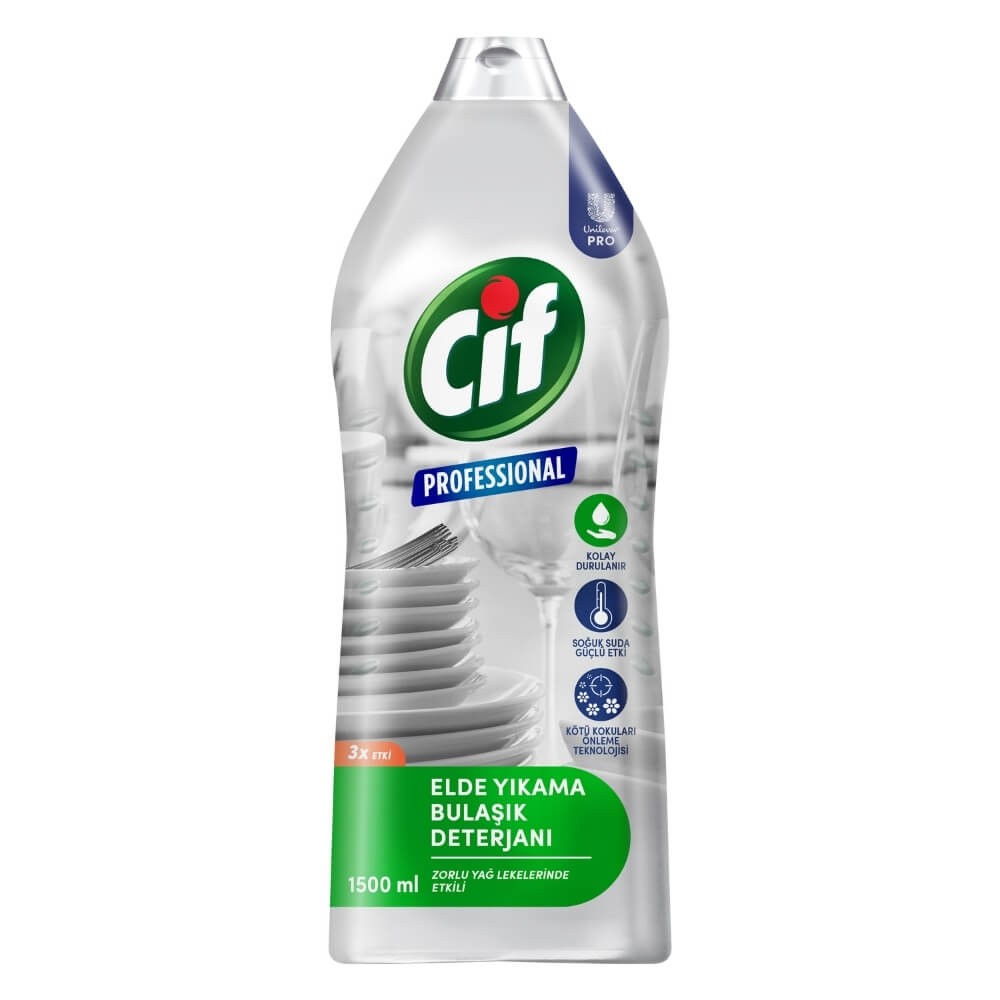 Cif Professional Bulaşık Deterjanı - Elde Yıkama 1500 ml