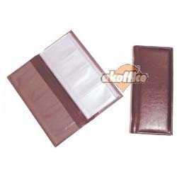 Liz Suni Deri Dikişli Kartvizit Albümü 24'lü 13x24.5 cm