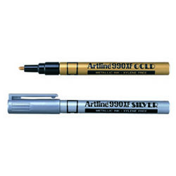 Artline Davetiye Kalemi 990 XF 1.2 mm Yuvarlak Uç Silver