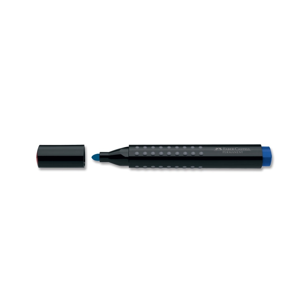 Faber-Castell Permanent Markör Grip Yuvarlak Uç Mavi