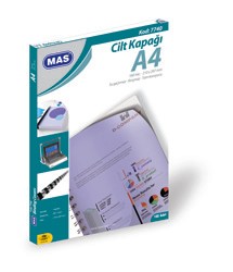Mas Cilt Kapağı PP A4 Beyaz 100'lü