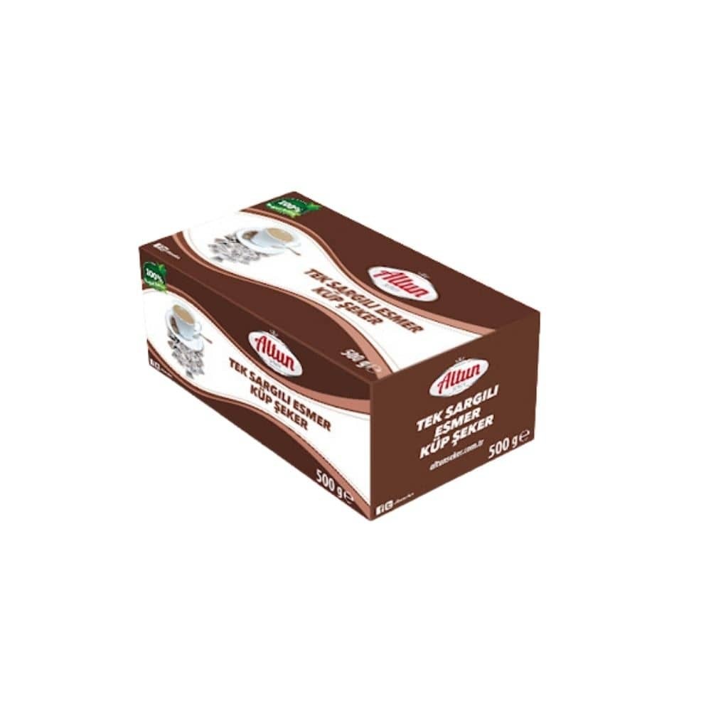Altun Şeker Sargılı Esmer Küp Şeker 500 gr