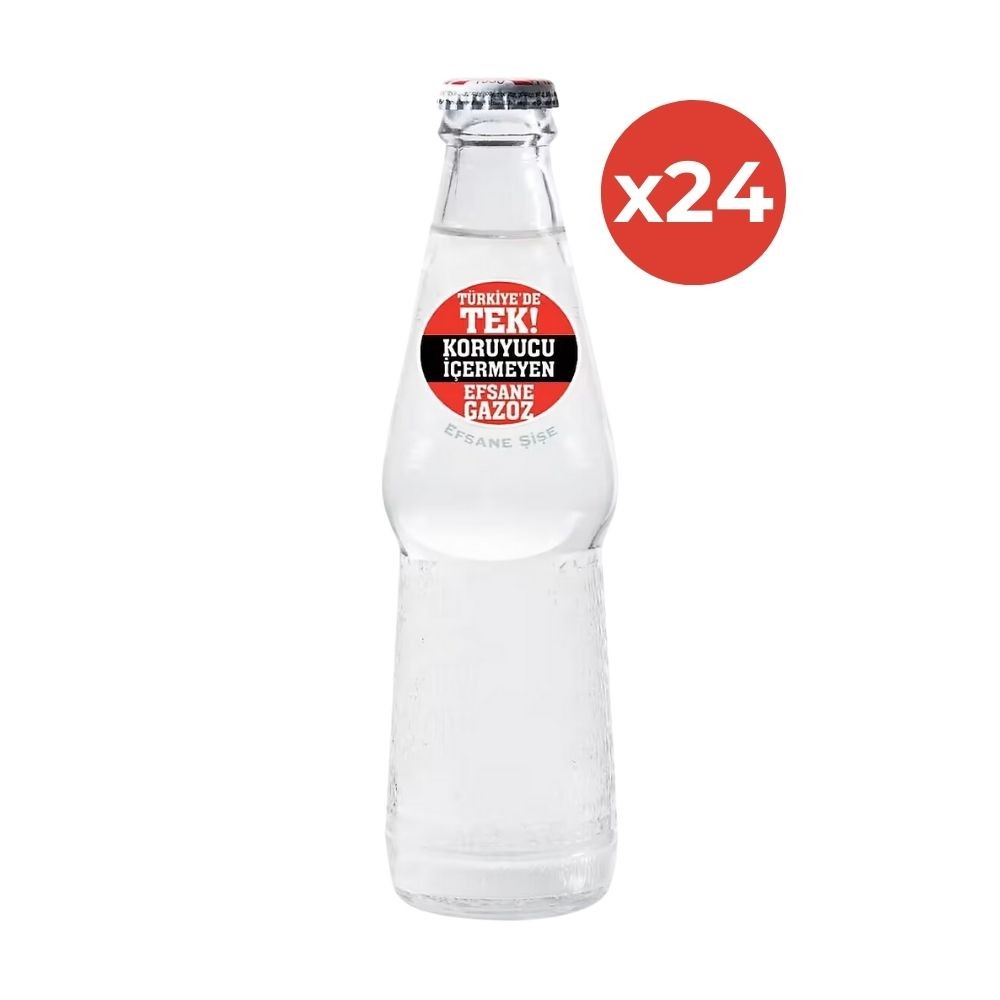 Uludağ Efsane Gazoz Cam Şişe 250 ml 24'lü