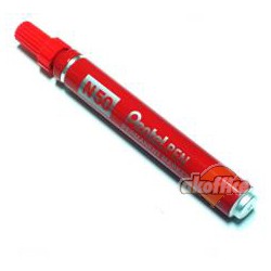 Pentel Markör Metal Gövde N 50 Yuvarlak Uç Kırmızı