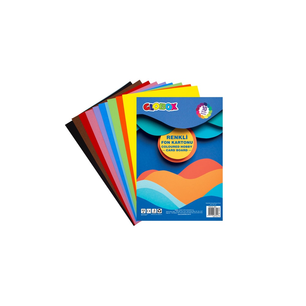 Globox Fon Kartonu A4 10 Renk