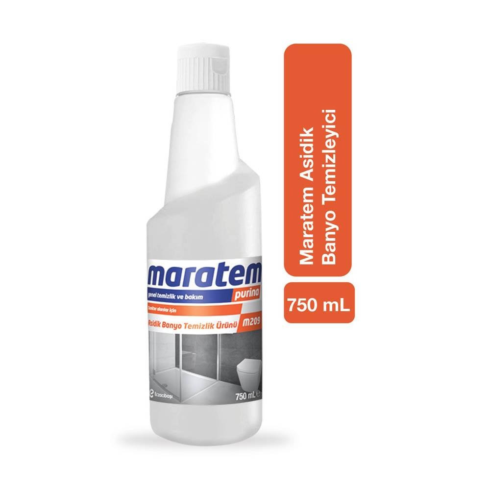 Maratem M209 Asidik Banyo Temizleme Ürünü 750 ml