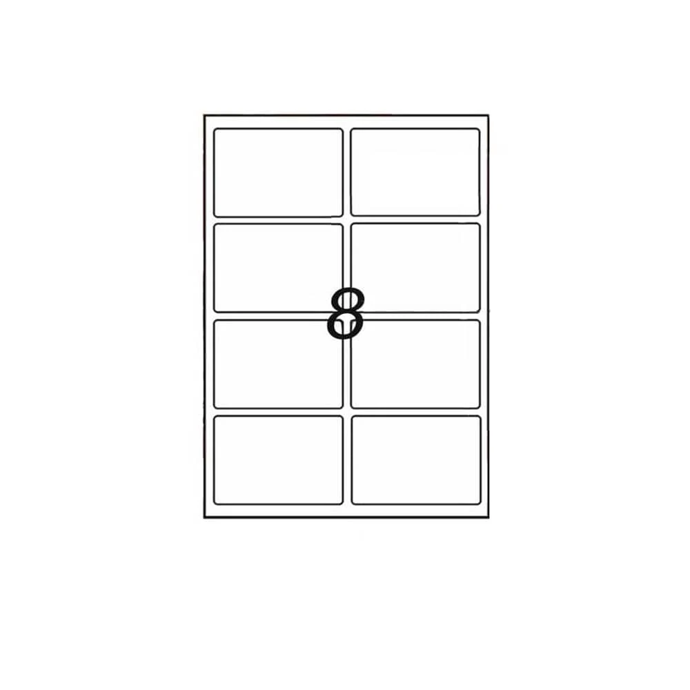 Tanex Laser Etiket 95,5x65,5 mm TW-2308
