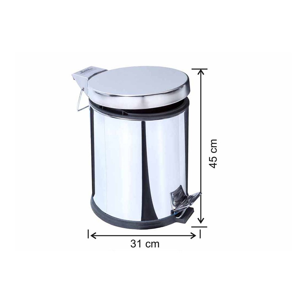 Arı Çöp Kovası Pedallı Metal 30 lt