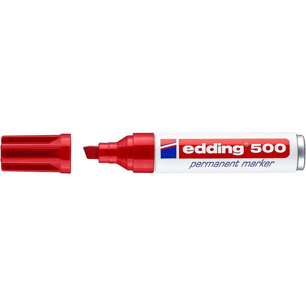 Edding Permanent Markör Kesik Uçlu Kırmızı
