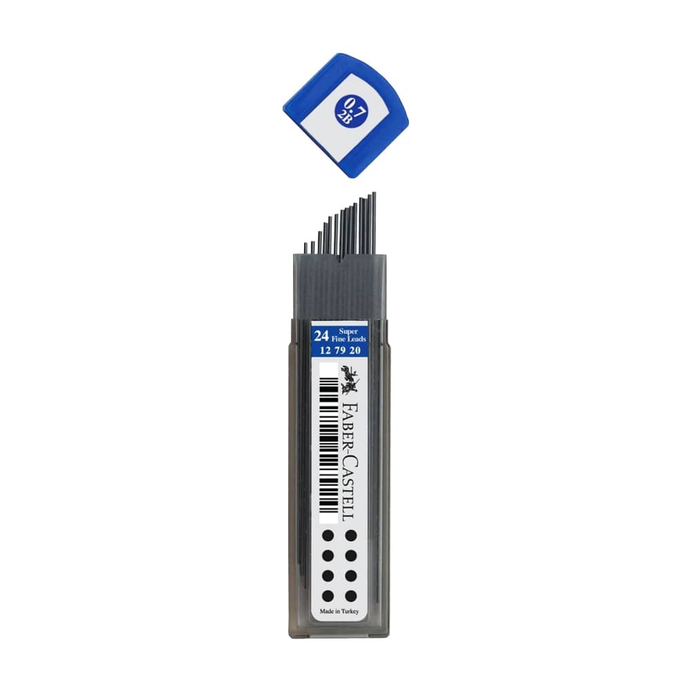 Faber-Castell Min Super Fine 0.7 mm 2B 60 mm 24 min
