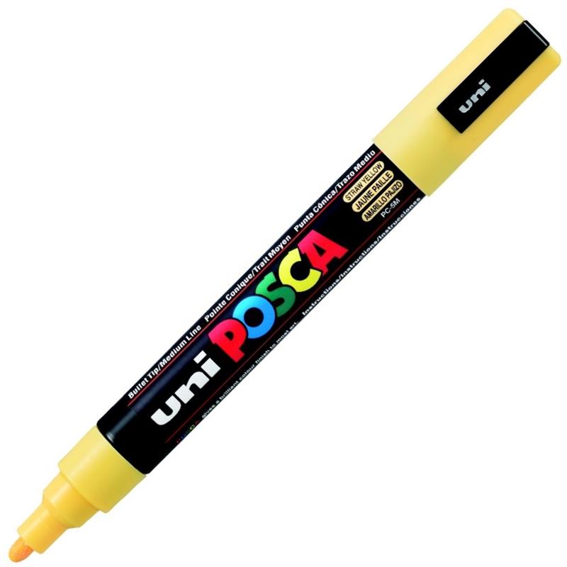 Uni-Ball Poster Markörü Posca 1.8-2.5 mm Saman Sarı