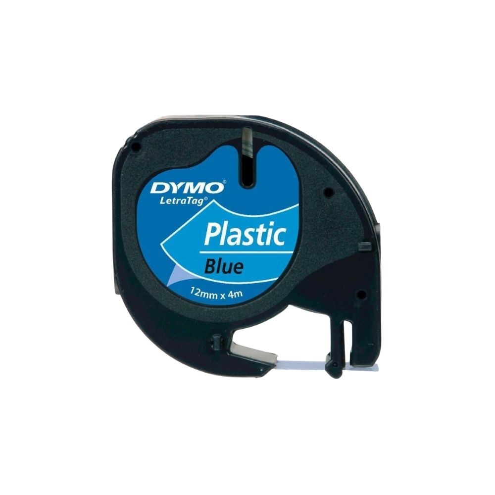 Dymo Etiketleme Makinası Şeridi LetraTag Plastik Mavi