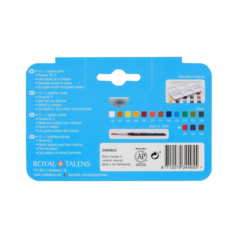 Talens Sulu Boya Van Gogh 12+3