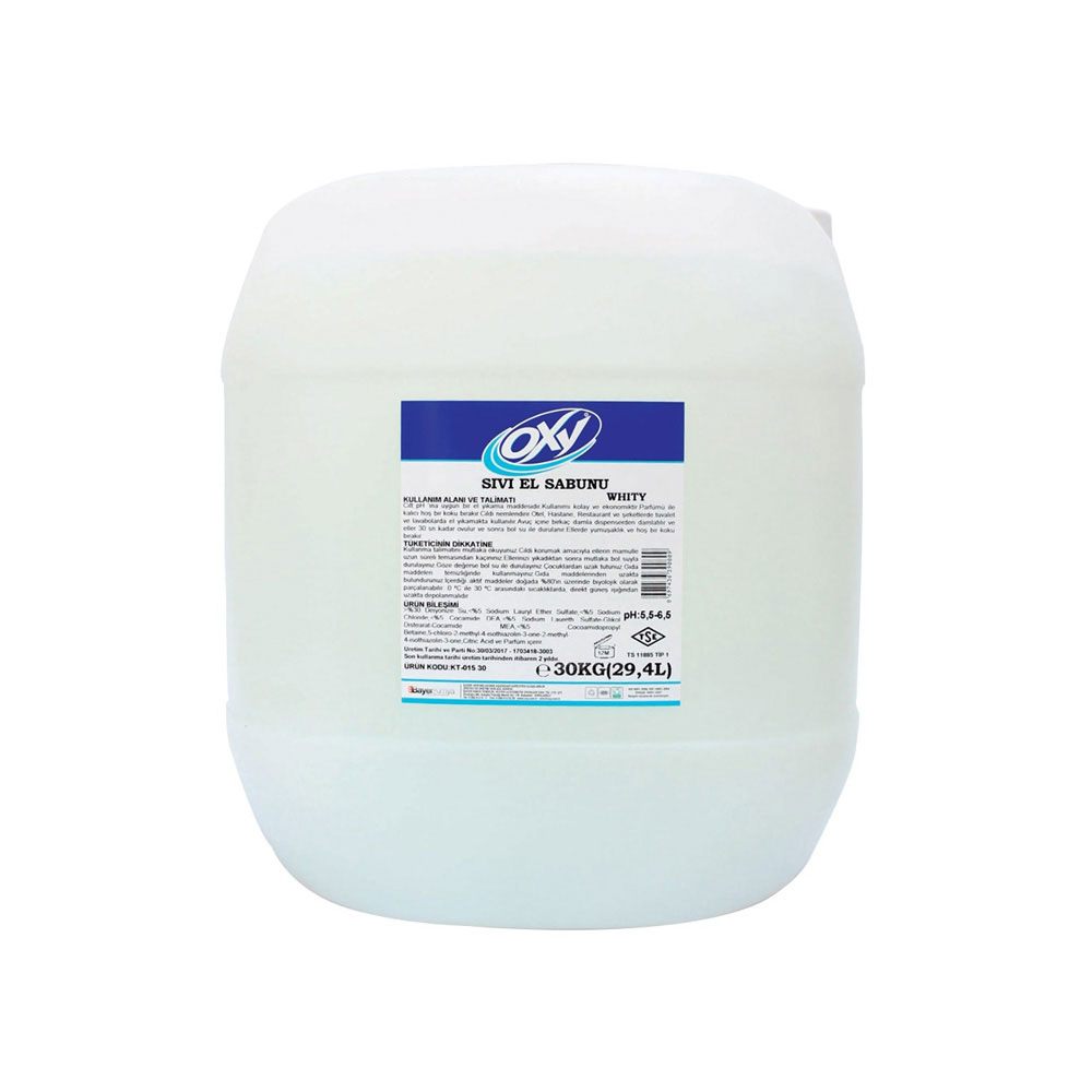 Oxy Sıvı El Sabunu Beyaz 30 kg