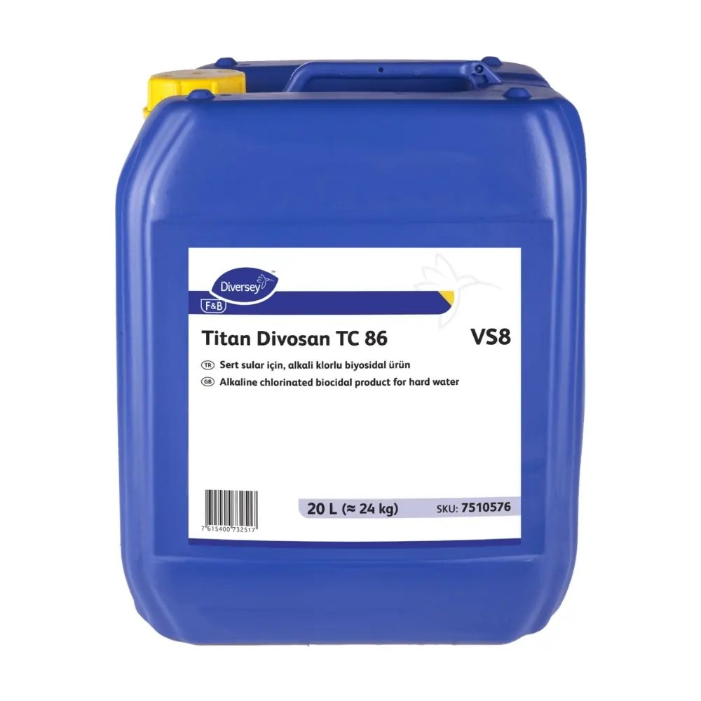 Divosan Sert Su İçin Klorlu Deterjan-Dezenfektan Tc86 Vs8 24 Kg
