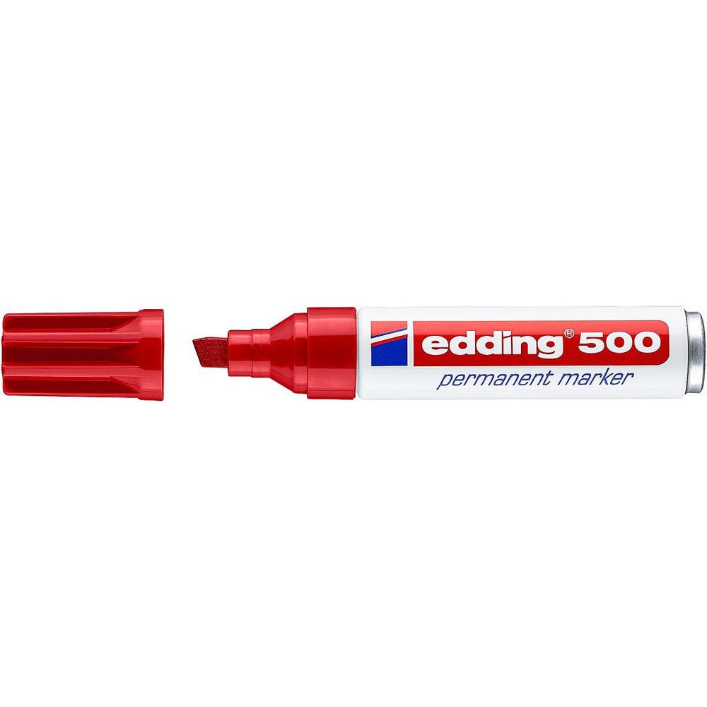 Edding Permanent Markör Kesik Uçlu Kırmızı