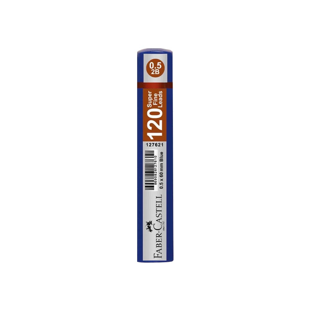 Faber-Castell Grip Min 2B 60 mm 120'li Tüp Uç 0.5 mm Mavi