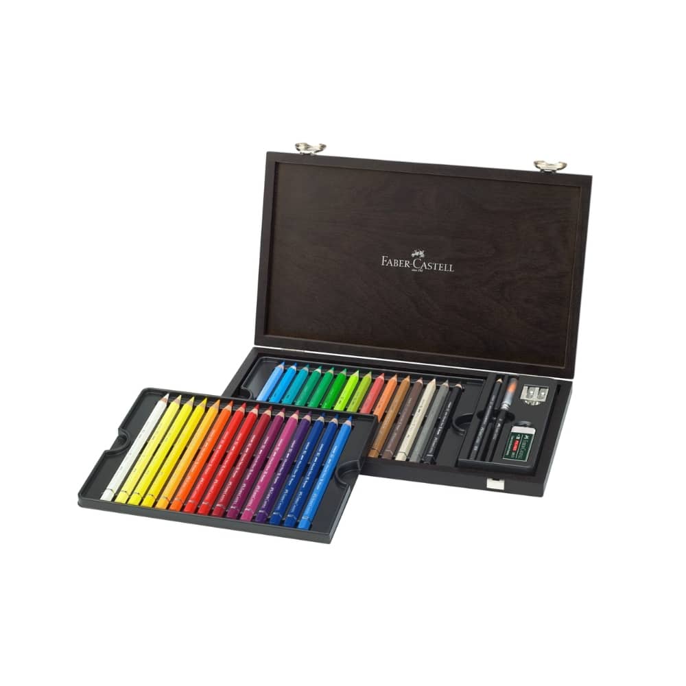 Faber-Castell Albrecht Dürer Kuru Boya Aquarell Ahşap Kutu 48 Renk