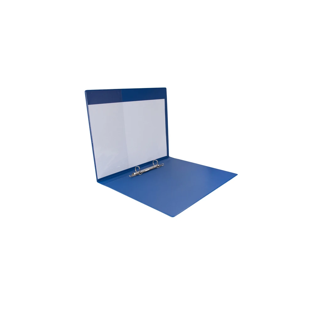 Kaymaz Firma Klasörü Cepli 3 cm 2 Halka Mavi