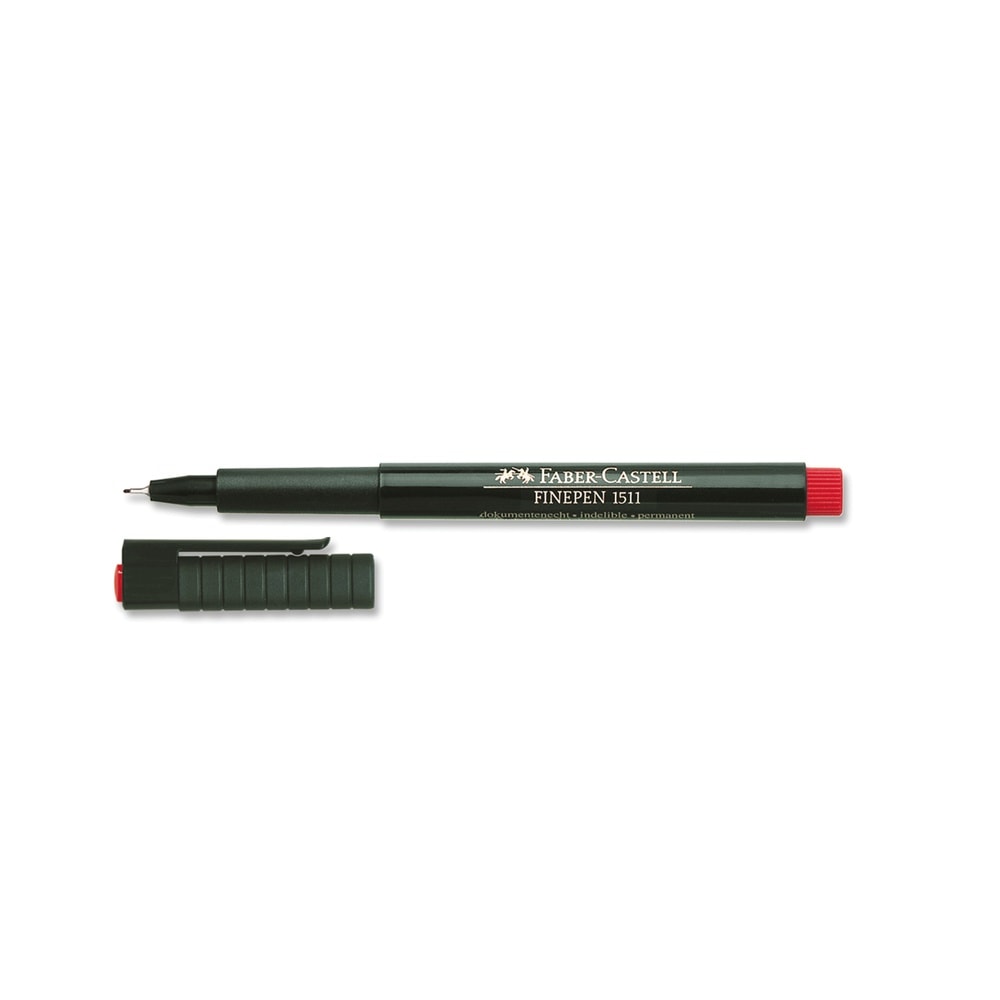 Faber-Castell Keçeli Kalem Finepen 1511 Kırmızı