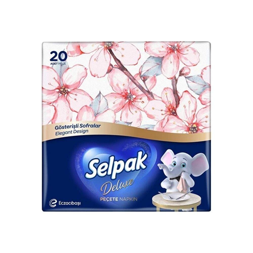 Selpak Collection Desenli Peçete 20'li