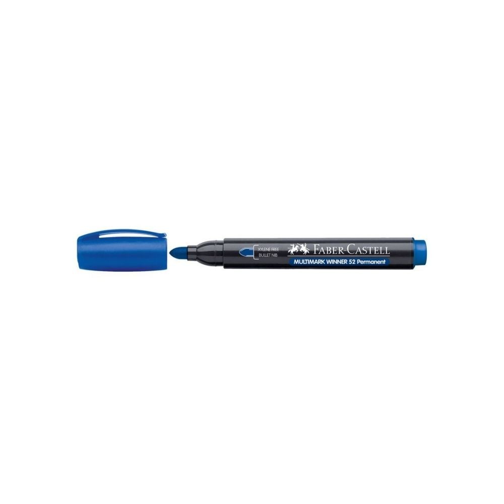 Faber-Castell Permanent Markör 52 Yuvarlak Uç Mavi